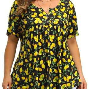 🌞 3/9 ONLY - $10! Allegrace Lemon Top